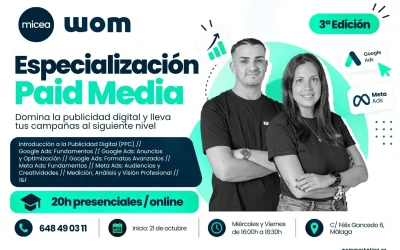 Curso de Paid Media en Málaga: 3ª edición de WOM Marketing